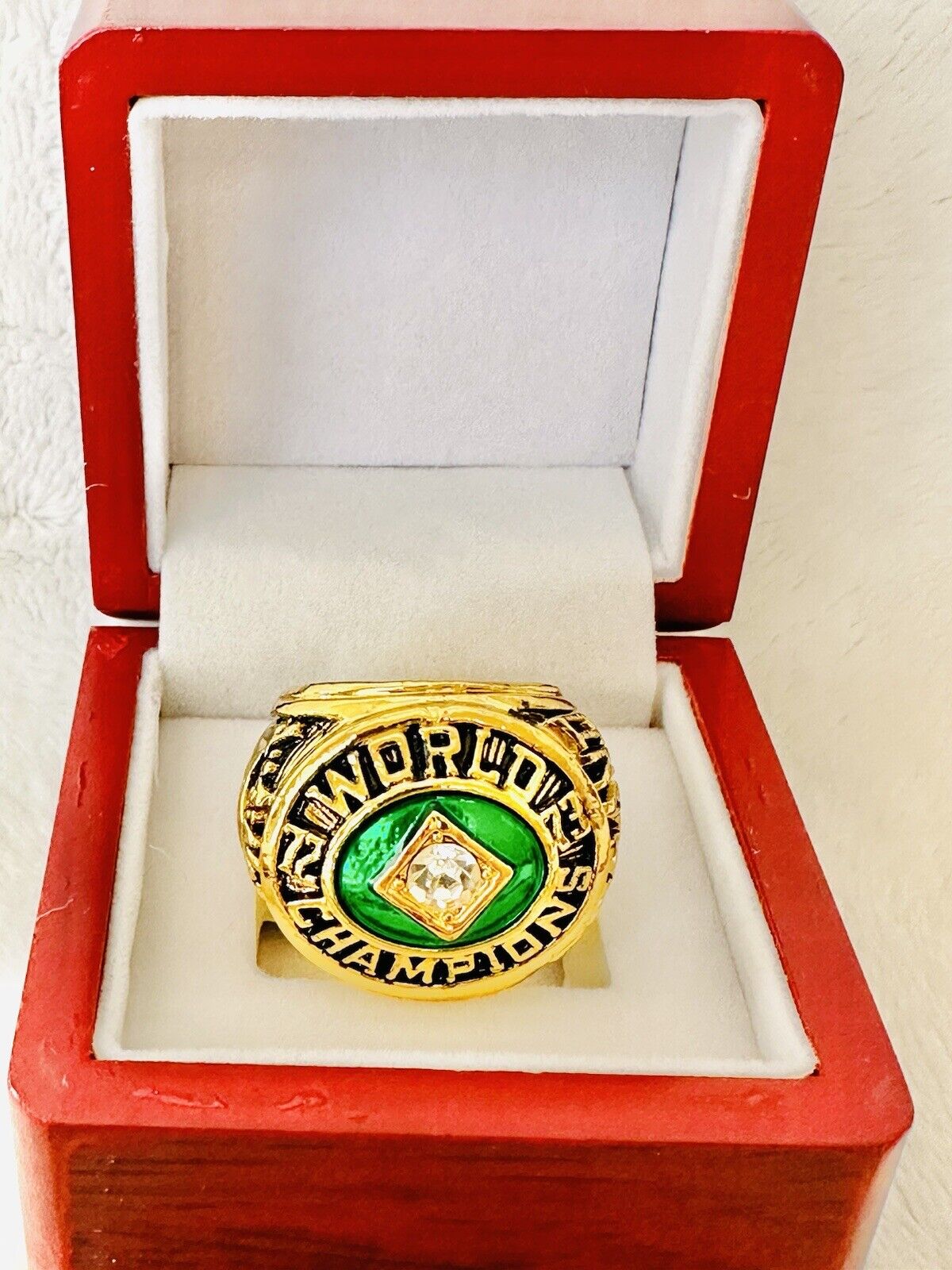 1973 Oakland Athletics World Series Championship Ring W Box,  SHIP - EB Sports Champion's Cache