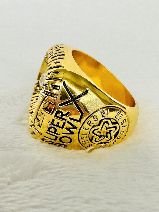 1975 Pittsburgh Steelers Ring - Super Bowl Championship Replica, USA SHIP - EB Sports Champion's Cache