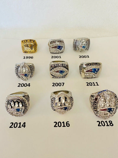 New England Patriots Championship Ring, Brady, US SHIP, PICK YOUR RING! - EB Sports Champion's Cache