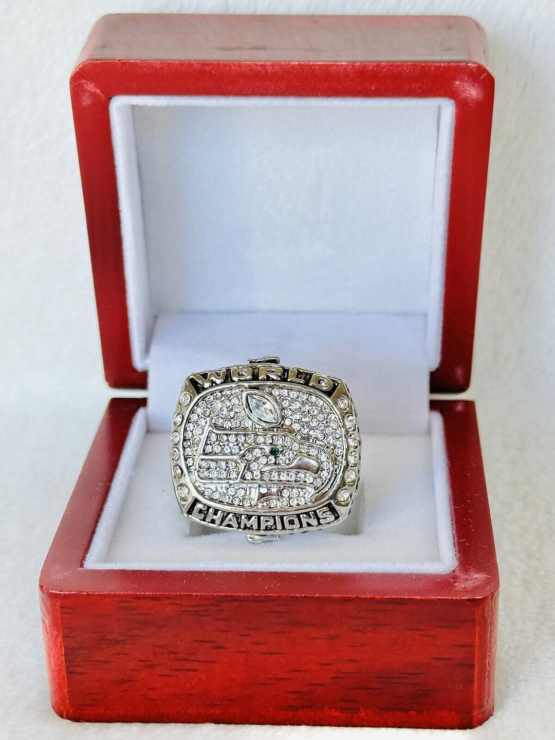 2013 Seattle Seahawks SP Championship Ring W Box USA  SHIP - EB Sports Champion's Cache