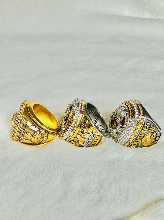 3 PCS Chiefs Ring Kansas City Chiefs Complete Championship Ring Set, US SHIP - EB Sports Champion's Cache