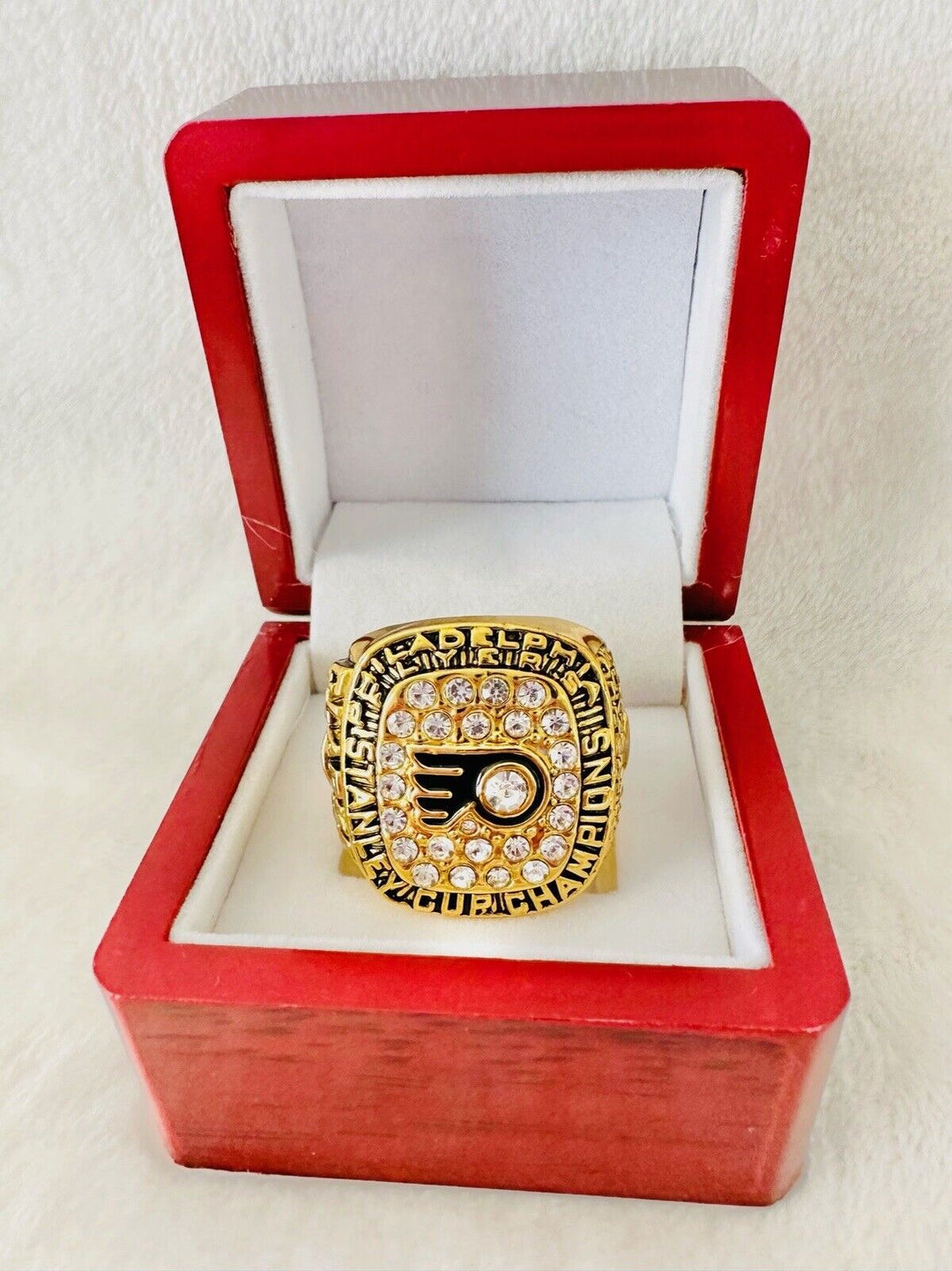 1975 Philadelphia Flyers Stanley Cup Championship Ring W Box,  SHIP - EB Sports Champion's Cache