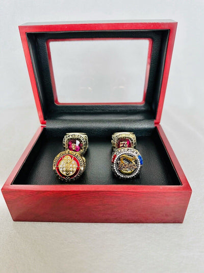 4 Pcs Los Angeles Lakers Kobe Bryant Ultimate Ring Collection Set W Box, US SHIP - EB Sports Champion's Cache