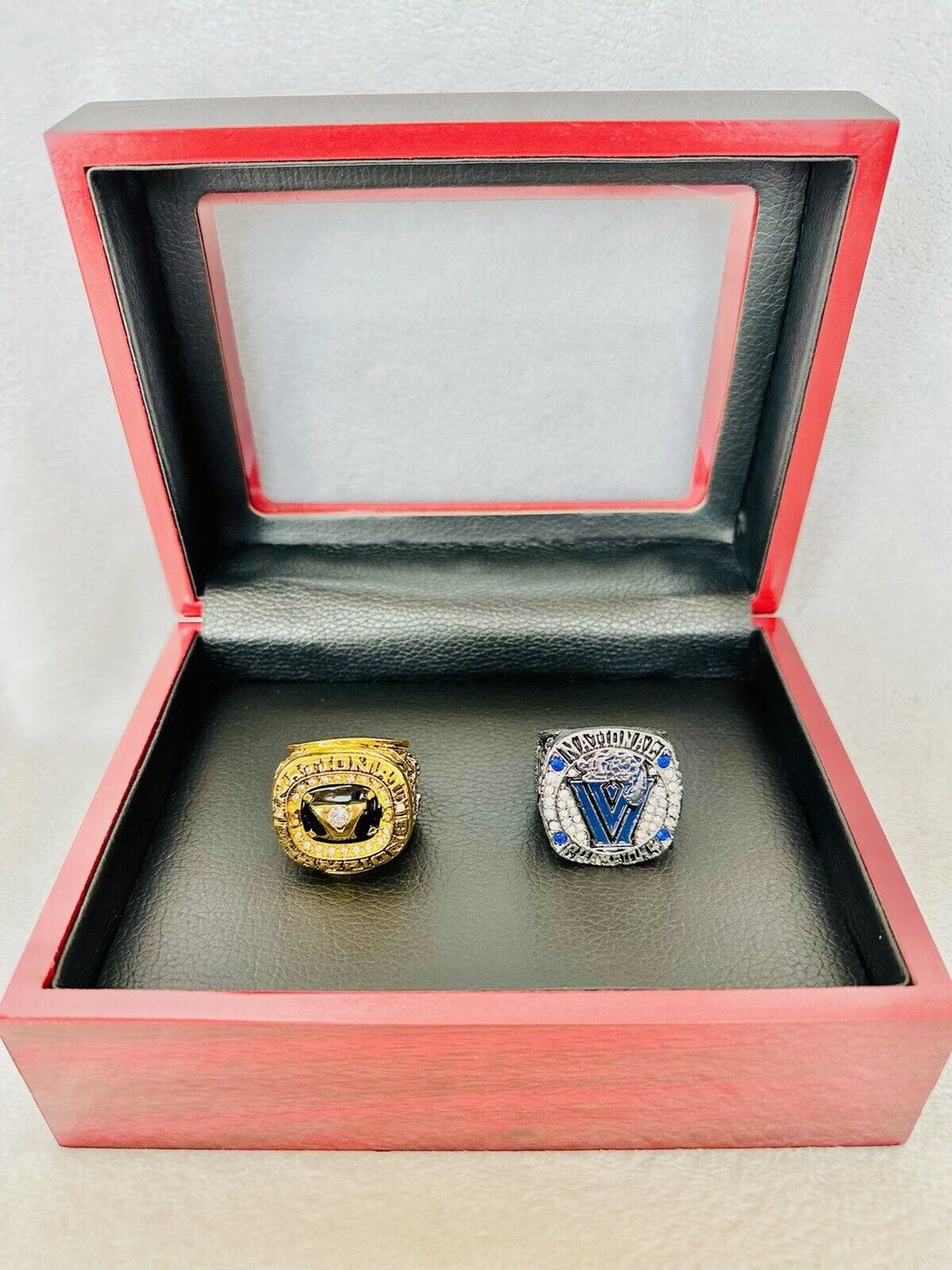 2 PCS VILLANOVA WILDCATS National Championship Ring W Box, US SHIP 1985/2016 - EB Sports Champion's Cache