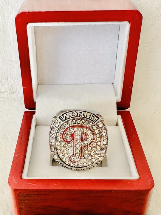 2008 Philadelphia Phillies World Series Ring W Box,  SHIP - EB Sports Champion's Cache