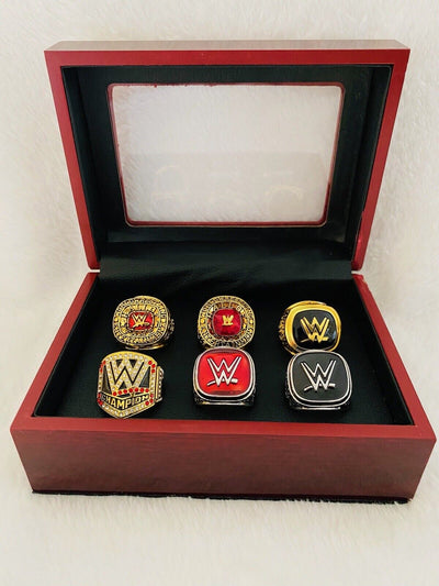 WWE World Wrestling Hall Of Fame Championship Complete Ring Set W Box, US Ship - EB Sports Champion's Cache