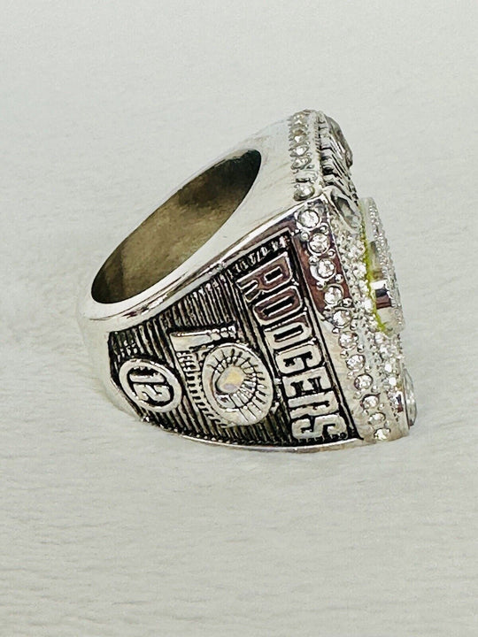 Aaron Rodgers Green Bay Packers Championship Replica Ring W Box, US SHIP - EB Sports Champion's Cache