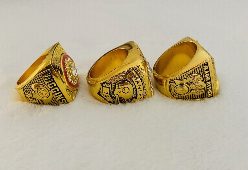 3 PCS Washington Redskins SUPER BOWL Ring SET,  SHIP - EB Sports Champion's Cache