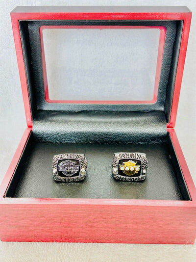 2 PCS Harley Davidson Ring: Night/Street Rod Special HOG, USA SHIP W box - EB Sports Champion's Cache