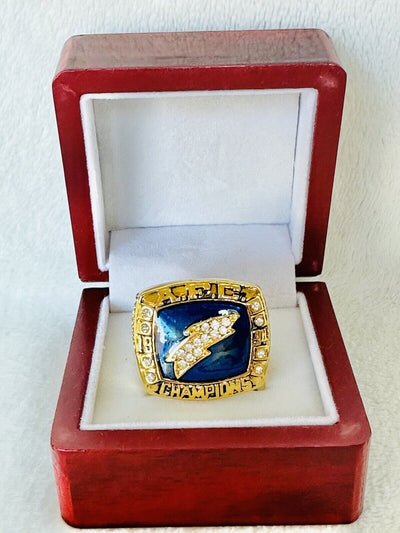 1994 San Diego Chargers AFC Championship Ring W Box, US SHIP - EB Sports Champion's Cache