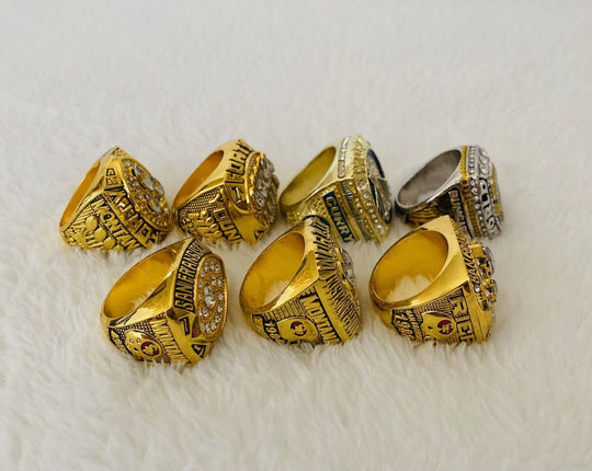7 PCS San Francisco Ultimate Collection Championship Ring SET W Box,  SHIP - EB Sports Champion's Cache