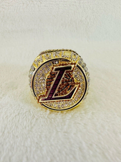 2020 Los Angeles Lakers NBA Championship Replica Ring,  SHIP - EB Sports Champion's Cache