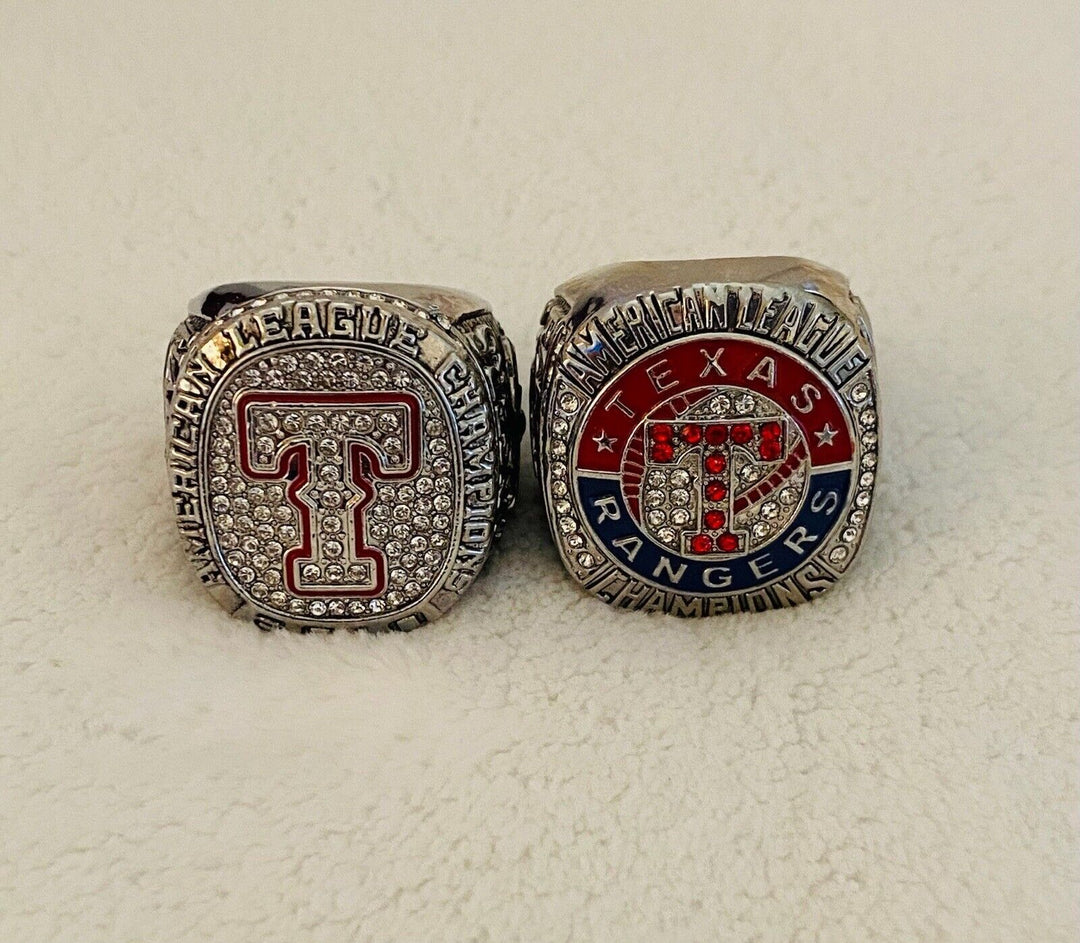 TEXAS RANGERS American League Championship RING Set,  SHIP - EB Sports Champion's Cache