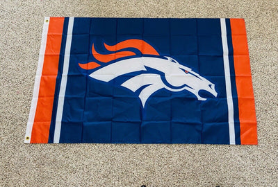 Denver Broncos Flag 3x5 FT Banner Man Cave Football NFL Broncos FREE Shipping - EB Sports Champion's Cache