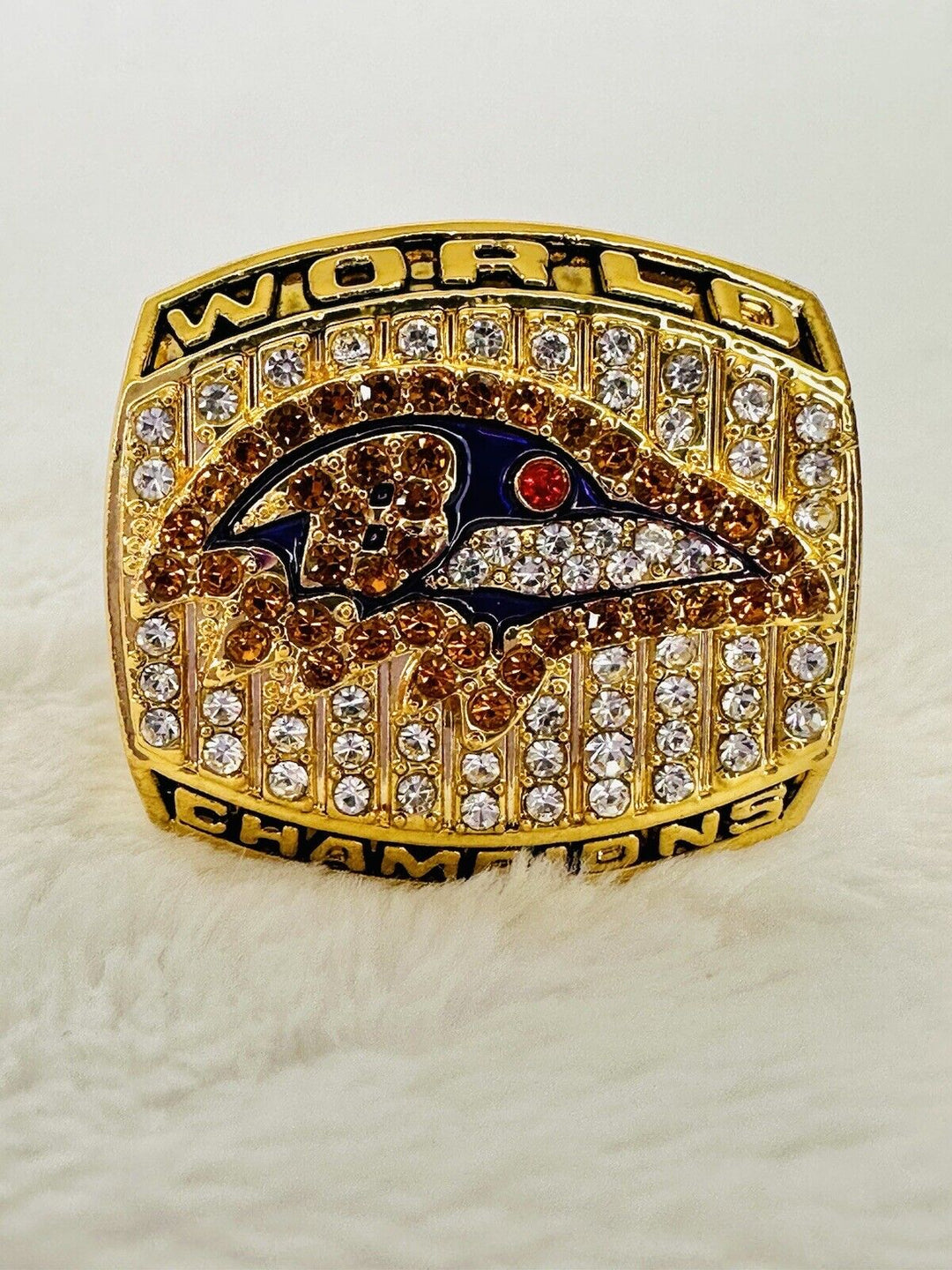 Baltimore Ravens 2000 Super Bowl Ring - Ray Lewis, US SHIP - EB Sports Champion's Cache