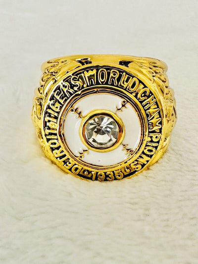 1935 Detroit Tigers World Series Championship Replica Ring,  SHIP - EB Sports Champion's Cache