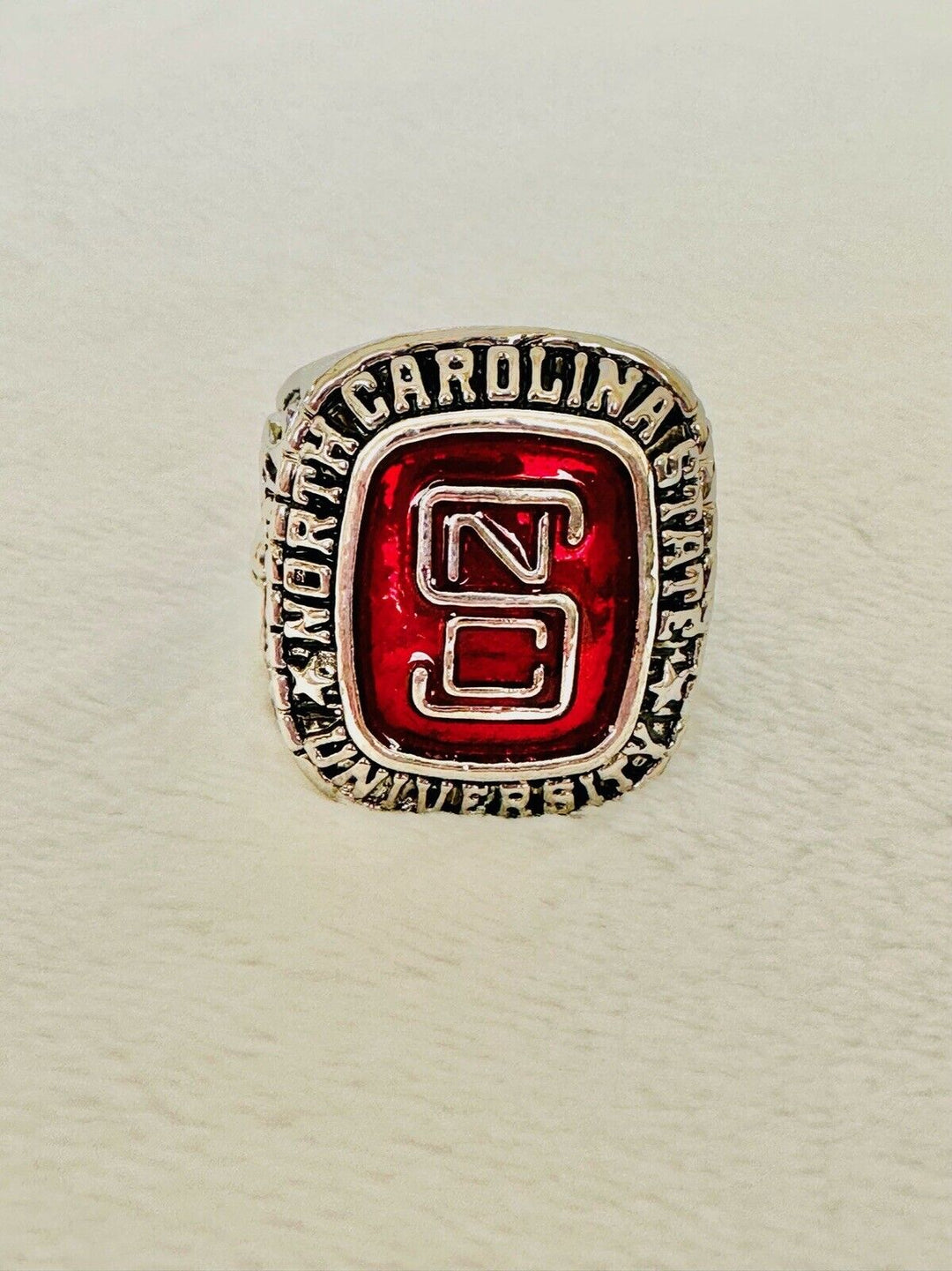 1974 North Carolina State NCAA SP Brass Championship Ring, US Ship - EB Sports Champion's Cache