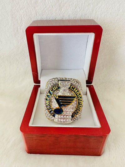 2019 Saint St Louis Blues Stanley Cup Championship Ring W Box,  SHIP - EB Sports Champion's Cache