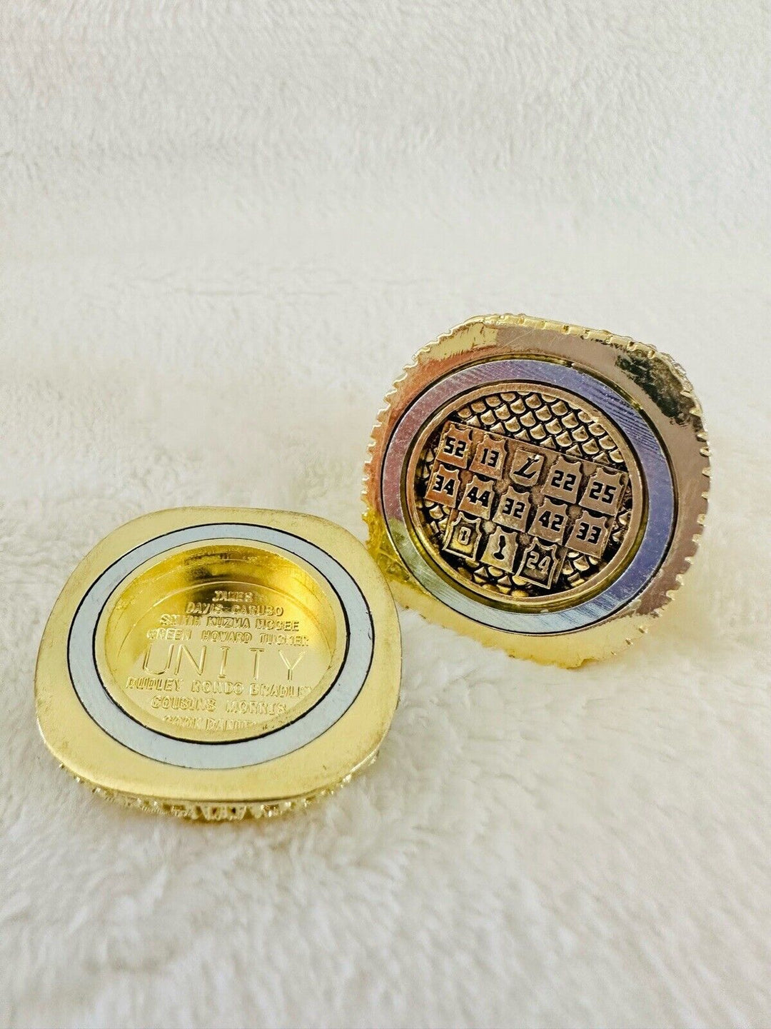 2020 Los Angeles Lakers NBA Championship Replica Ring W Box,  SHIP - EB Sports Champion's Cache