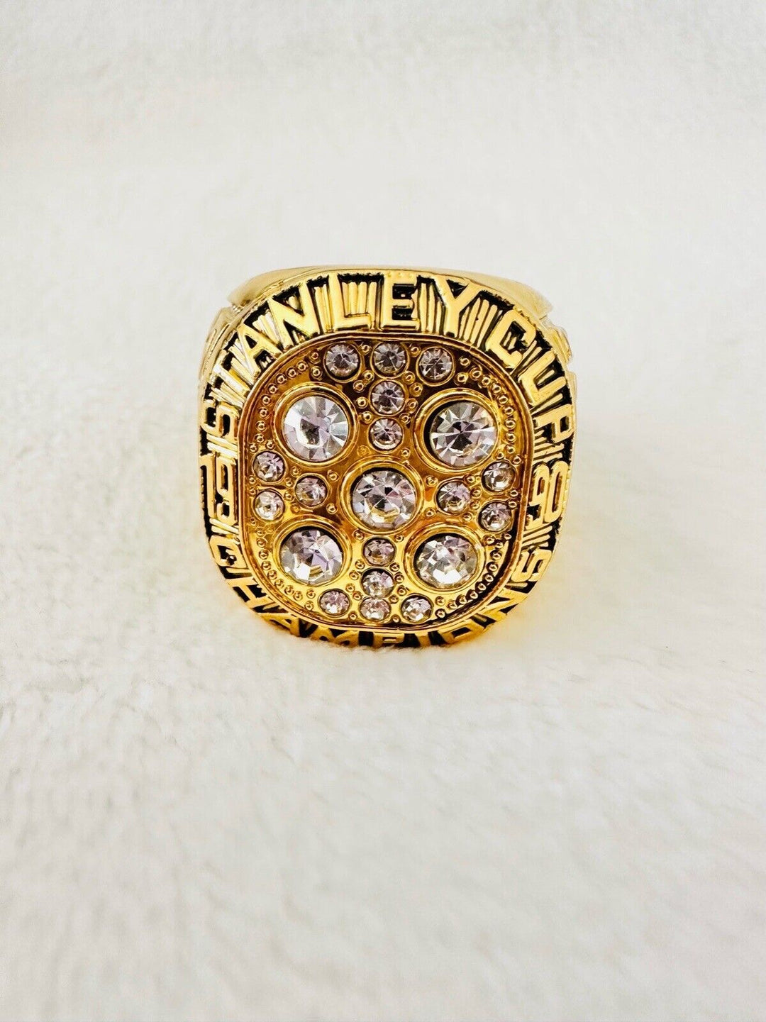 1990 Edmonton Oilers Stanley Cup Championship Ring,  SHIP - EB Sports Champion's Cache