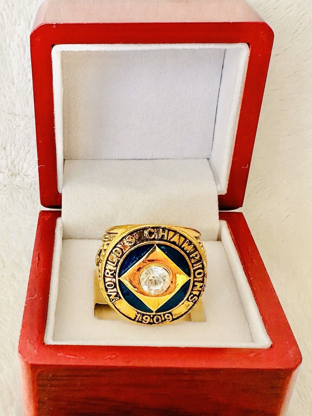 1909 Pittsburgh Pirates World Series Championship Ring W Box,  SHIP - EB Sports Champion's Cache