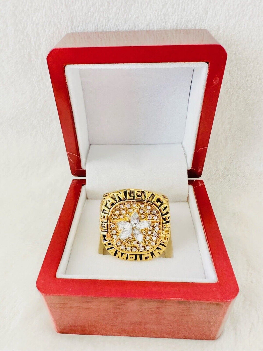 1999 Dallas Stars Stanley Cup Championship Replica Ring W Box,  SHIP - EB Sports Champion's Cache