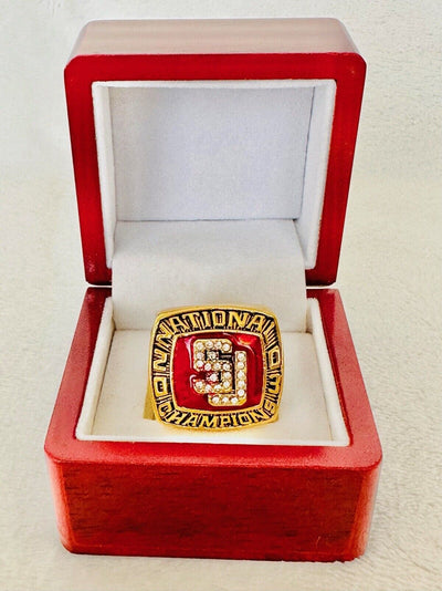 2003 Syracuse Orangemen National Champions Championship Ring W Box, US SHIP - EB Sports Champion's Cache