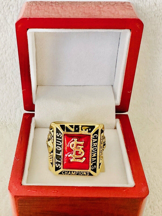 1968 St Louis Cardinals NL Championship Ring W Box,  SHIP - EB Sports Champion's Cache