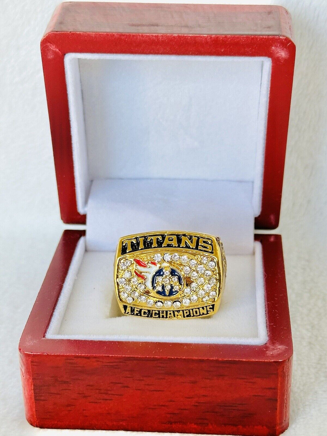 1999 Titans Ring Tennessee Titans Championship Ring W Box,  SHIP - EB Sports Champion's Cache