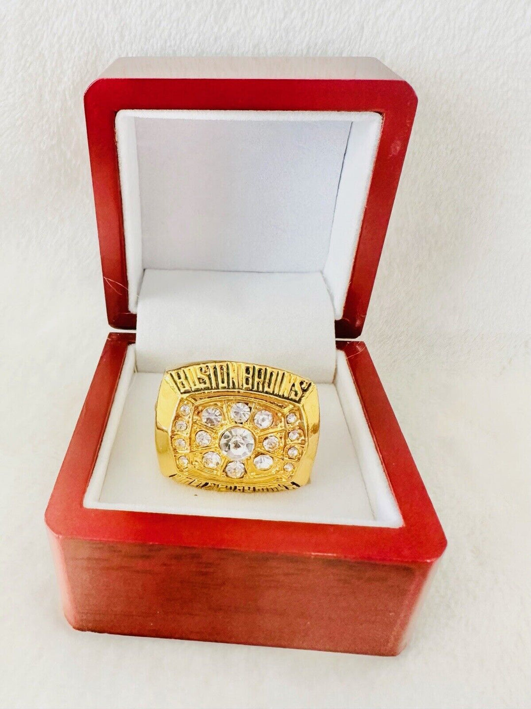 1972 Boston Bruins Stanley Cup Hockey Ring W Box,  SHIP - EB Sports Champion's Cache