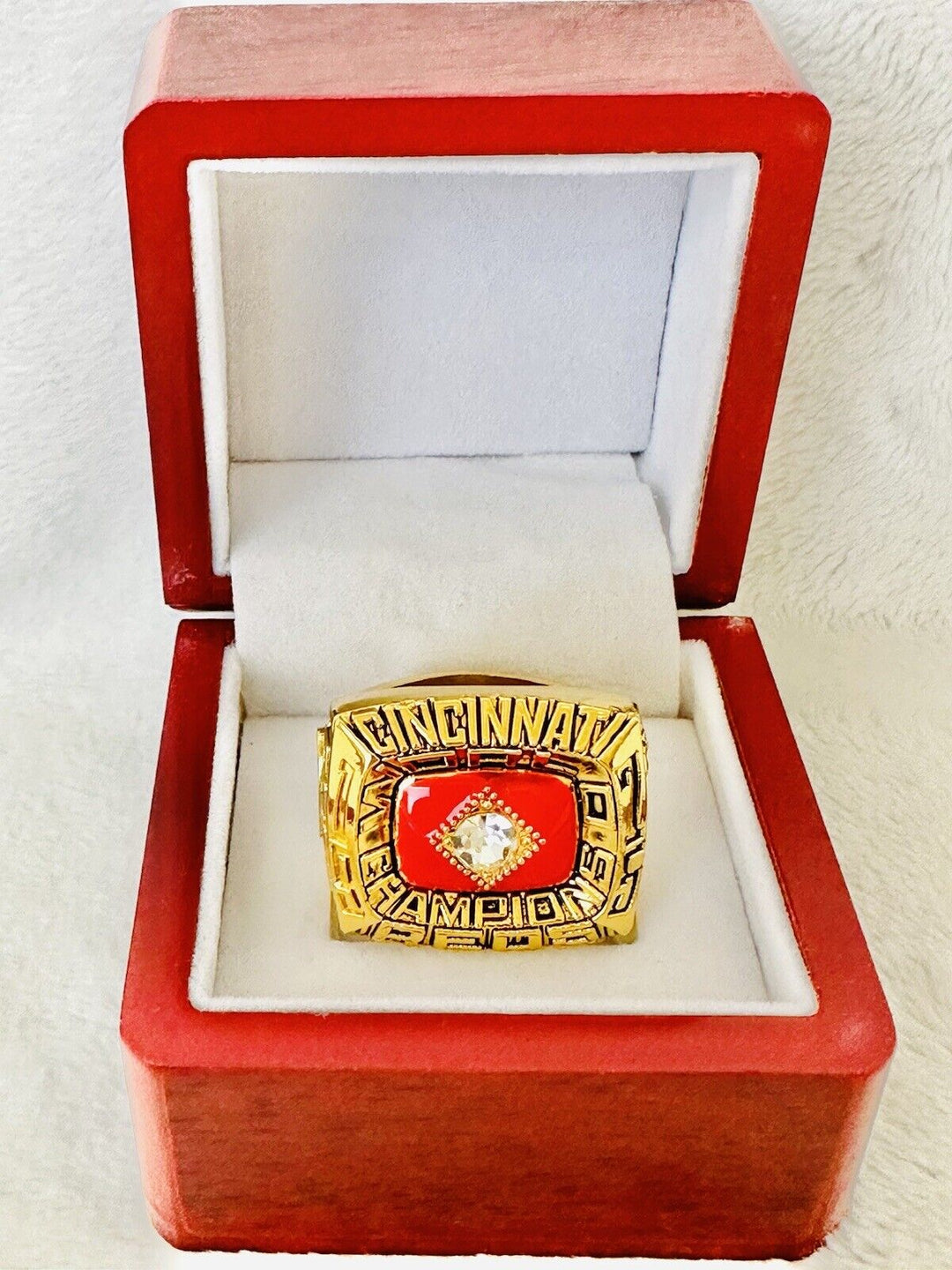 1975 CINCINNATI REDS World Series Championship Ring W Box,  SHIP - EB Sports Champion's Cache