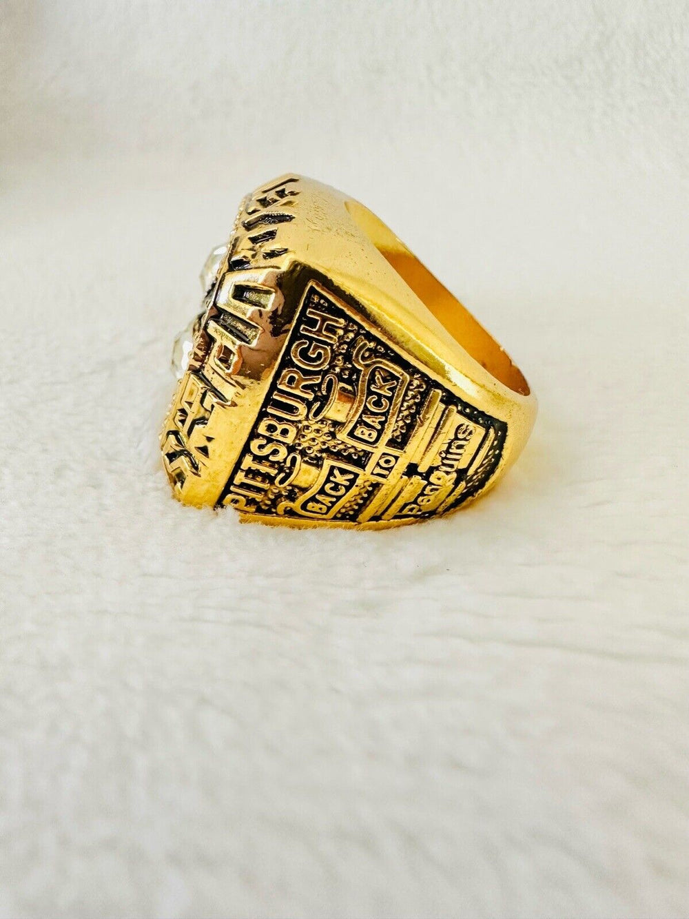 1992 Pittsburgh Penguins  Stanley Cup 18k GP Championship Ring W Box,  SHIP - EB Sports Champion's Cache