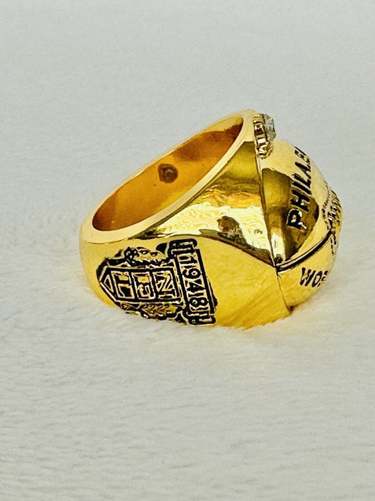 Philadelphia Eagles 1948 NFL Championship Ring USA Seller (Gold plating) - EB Sports Champion's Cache