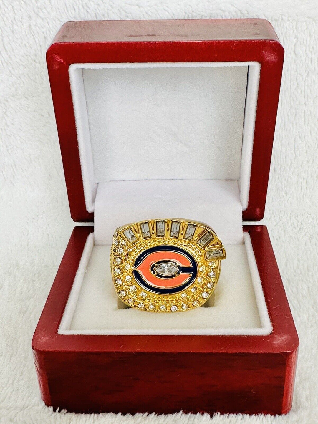 2006 Chicago Bears NFC Championship Ring W Box, US SHIP - EB Sports Champion's Cache