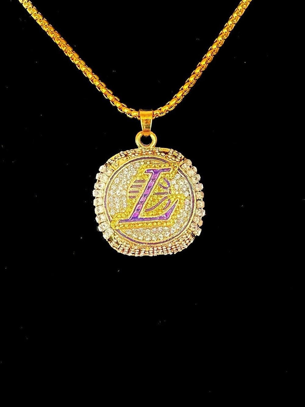 2020 Los Angeles Lakers NBA Championship Pendant Necklace,  SHIP - EB Sports Champion's Cache