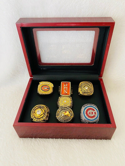 Chicago Ultimate Collection Championship Ring SET W Box,  Ship Bears, Cubs - EB Sports Champion's Cache