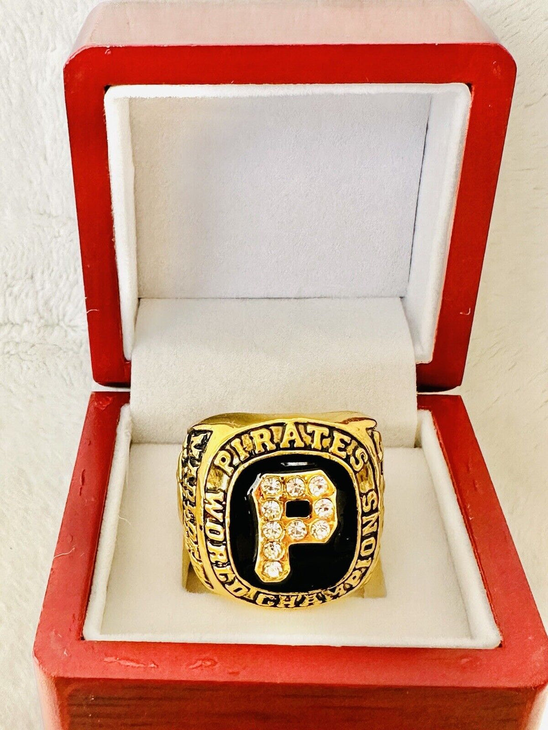 1979 Pittsburgh Pirates World Series Championship Ring W Box,  SHIP - EB Sports Champion's Cache