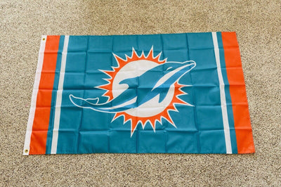 Miami Dolphins                        Large  3 X 5  Flag/Banner  FREE SHIPPING!! - EB Sports Champion's Cache