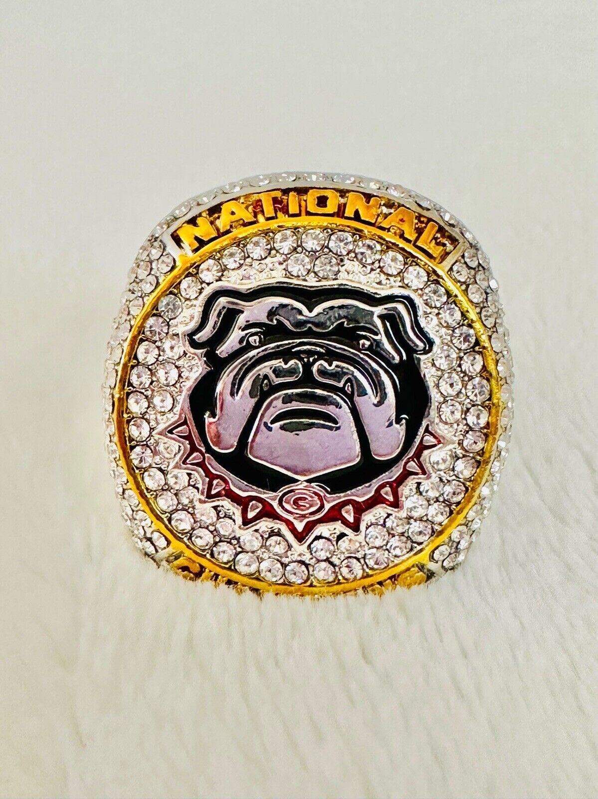 2023 Georgia Bulldogs National Championship Ring, 24K, US SHIP - EB Sports Champion's Cache